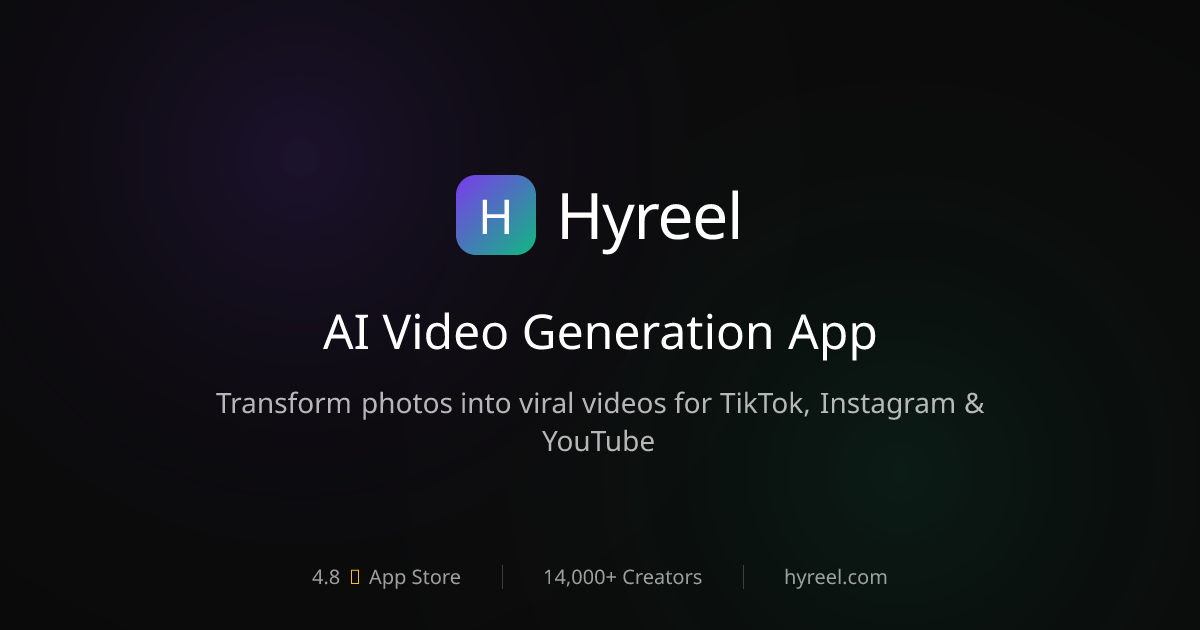 Hyreel - AI Video Generation App